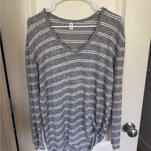 BP Gray Long Sleeve Relaxed T-Shirt
